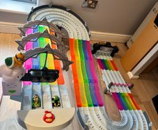 Mario Kart Hot Wheels Rainbow Road