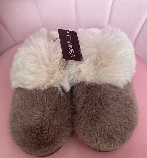 Brand new with tags fluffy slippers