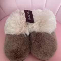 Brand new with tags fluffy slippers
