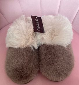 Brand new with tags fluffy slippers
