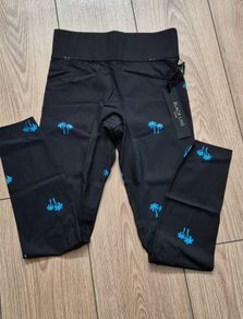 Black/Azure Leggings size M