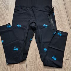 Black/Azure Leggings size M