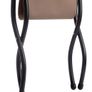 Foldable Footstool Foot Rest Stool Folding Footstools for Living Room Garden Balcony Velvet Leg Rest Sofa Small Ottoman with Metal Legs, Dark Blue Image 8