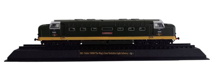 Collection of stationary model trains