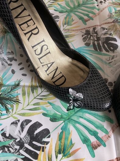 Decorated River island high heels
