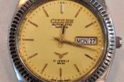 Vintage Citizen Eagle 7 Automatic Datejust 38mm. Rare Sapphire/Exhibition Variant