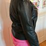 black leather jacket with studs Image 2