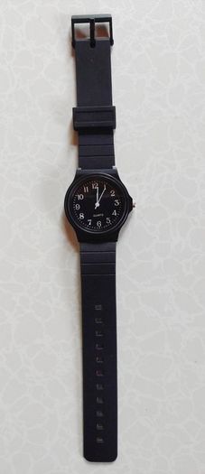 Black Face Plastic Watch (little Use).