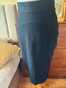 Diane von Furstenberg Black Pencil Skirt - Size 10