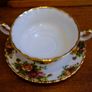 Old Country Roses - Made in England Soup Cup by Royal Albert With Two Handles Image 2