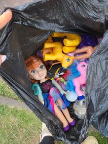2 bags of mixed toys