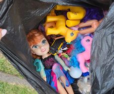 2 bags of mixed toys