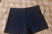 high waist denim shorts