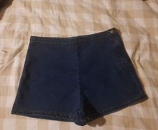 high waist denim shorts