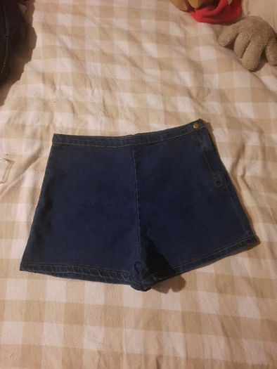 high waist denim shorts