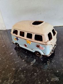 Lovely ceramic VW camper van tealight holder
