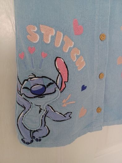 Girls Lilo & Stitch Pinafore and T-shirt Age 2-3