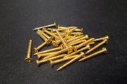 Humbucker Mounting Ring Screws (Gold)