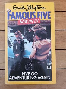 Enid Blyton, Five Go Adventuring Again, Vintage 1979 Famous Five TV Edition