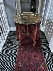 Large Antique Chinese Red Lacquer & Gilt Coffee Table