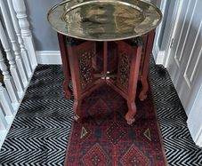 Large Antique Chinese Red Lacquer & Gilt Coffee Table