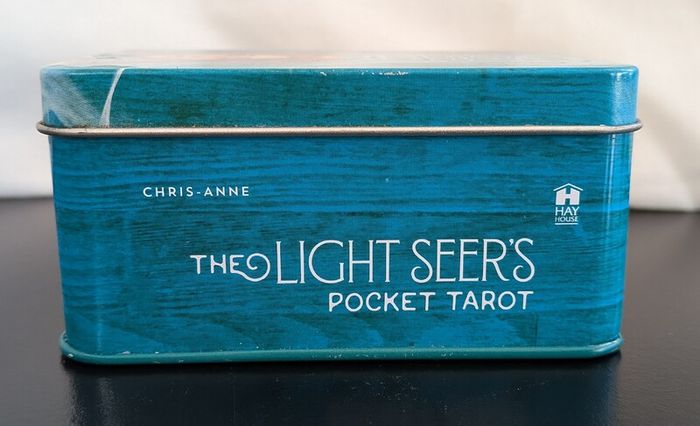 The Light Seers Pocket Tarot Chris-Anne 78 Card Deck + Guidebook Tin