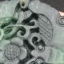Quality Lotus Leaf Jade Pendant Set. Image 4