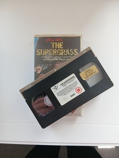 The Supergrass Film On A High Quality MAXELL Tape Ex Rental.