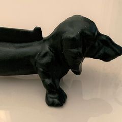 Dachshund Boot Scraper Cast Iron