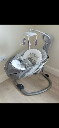 Joie serina swivel baby swing elephant duo.