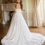 rainbow glitter A line wedding dress with pockets Image 2