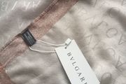 New Bvlgari Cashmere Wool Scarf