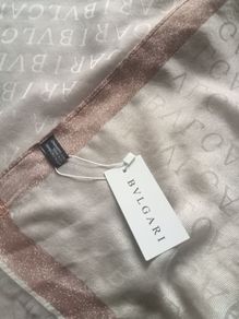 New Bvlgari Cashmere Wool Scarf