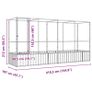 Aviary with Extension Silver 418.5x107x212 cm Steel Image 8