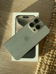 iPhone 15 Pro 128GB Natural Titanium, Unlocked, Excellent Condition