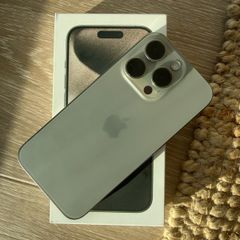 iPhone 15 Pro 128GB Natural Titanium, Unlocked, Excellent Condition