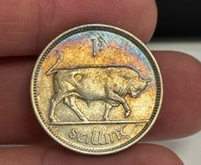 1928 Silver Shilling