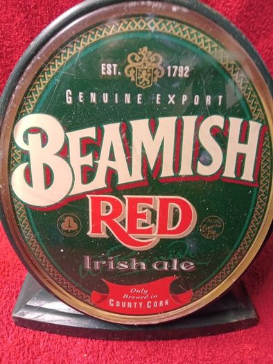 Beamish Red Irish Ale Bar Font  / Working