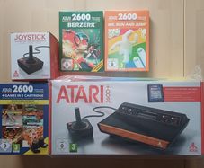 Atari 2600+ Console Bundle - Brand New - Games, Joystick & Paddle Controllers