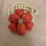 Pearl bracelet with rose Image 2