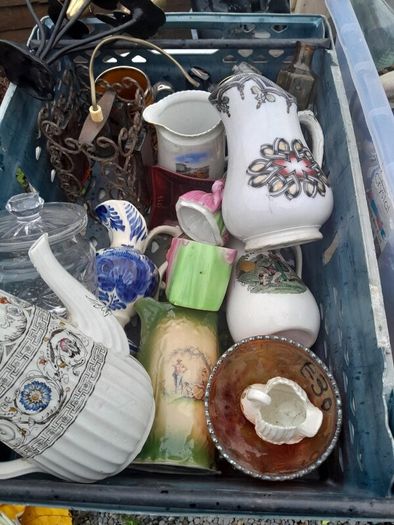 box of vintage collectable