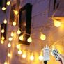 Globe String Lights Waterproof, 15M/49ft 120 LED Fairy Lights Plug in, 8 Modes Christmas Lights Outdoor/Indoor, Garden Lights for Patio, Gazebo, Bedroom, Party Decorations (FREE SHIPPING) Image 4