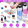 NEW SALE | Epoxy Resin Kits for Beginners, 400ml Crystal Clear Resin, Resin Accessories with Resin Moulds, Dried Flowers, Resin Pigment, Glitter, Gold Leaf, Epoxy Resin Starter Kit for Jewelry Making Image 5