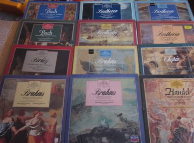 The Great Composers And Their Music 12" Vinyl Set 25x