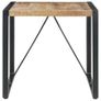 Dining Table 80x80x75 cm Rough Mango Wood Image 2