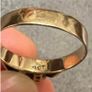 Vintage 9ct Gold Star-Cut Pattern Dress Ring Image 4
