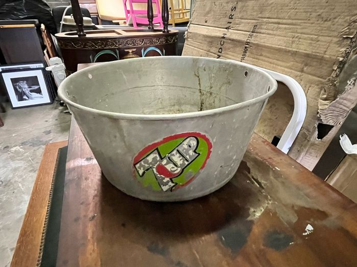 Vintage 7up ice bucket
