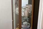 Wooden Corner Display Cabinet