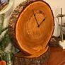 Artisan Handmade Wooden Freestanding Clock - Large 60cm Silent Timepiece Image 2