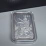 Vintage 1983 Madison Mint Valentines Day One Ounce Fine Silver Art Bar Image 4